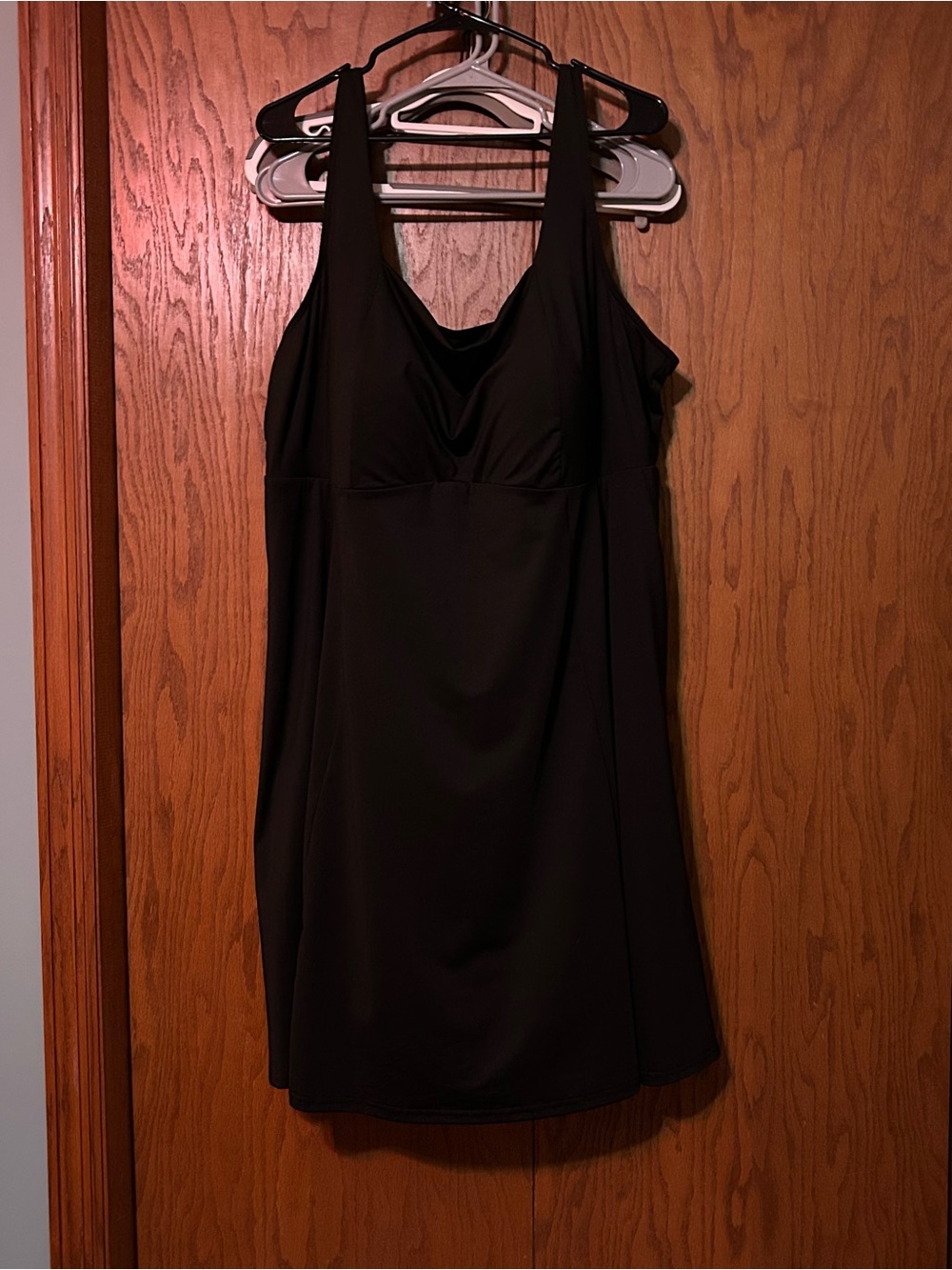 Black Athletic Tank Dress